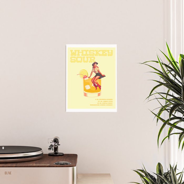 The Whiskey Sour Cocktail Poster Gallery Image 2