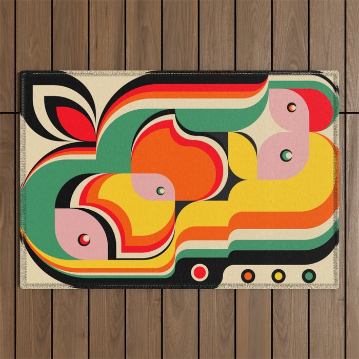 Colorful Girls Outdoor Rug Gallery Image 1