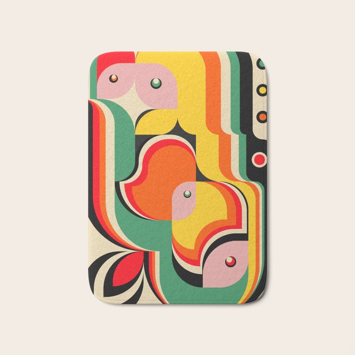 Colorful Girls Bath Mat Gallery Image 1