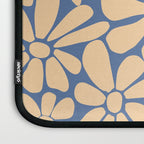 Retro Floral - Indigo  Laptop Sleeve Gallery Image 3