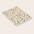 Retro Floral - Indigo  Notebook Gallery Image 2
