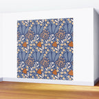 Winter Flower Field - Muted Colors Wall Mural Gallery Image 2