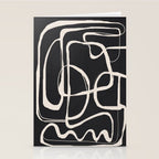 Modern Minimalist One Line Art 1 Stationery Card Gallery Image 2