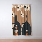 Serene Blooms 6 Window Curtain Gallery Image 3