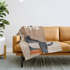 Serene Blooms 6 Throw Blanket Gallery Image 1