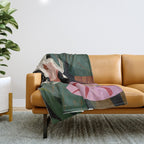 Orchid Throw Blanket Gallery Image 1