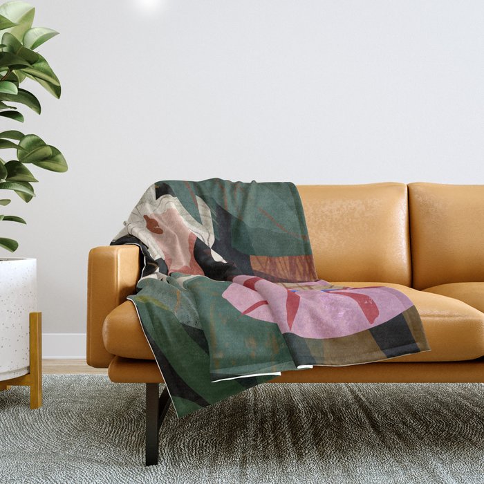 Orchid Throw Blanket Gallery Image 1
