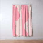 Pinkie Yin Yang Stars Window Curtain Gallery Image 3