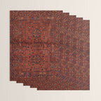Traditional Vintage Moroccan Rug Design E13 Wrapping Paper Gallery Image 3