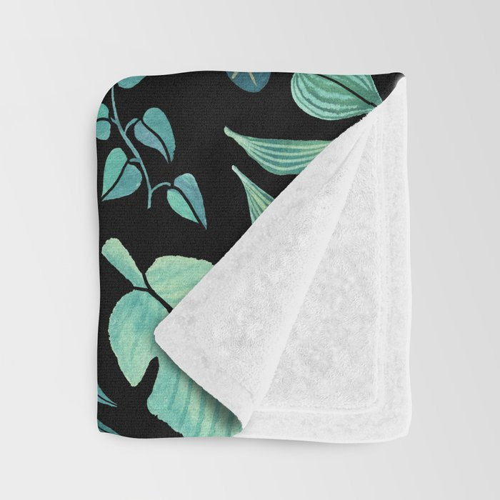 Tropical Dragon in Peach Throw Blanket Gallery Image 3
