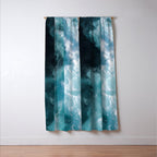 Breaking Waves - Aerial Ocean Print Window Curtain Gallery Image 3