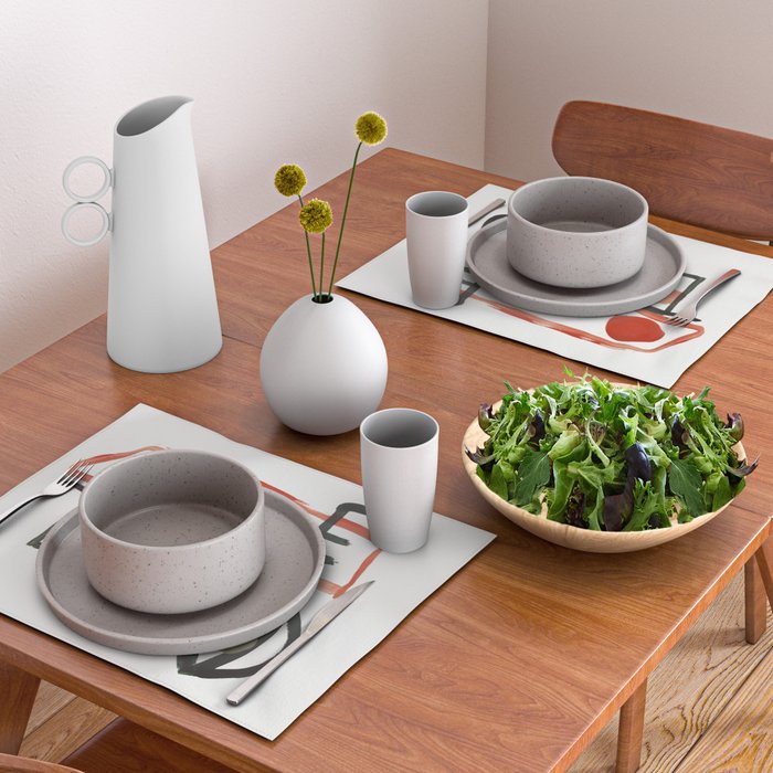 Abstract Face Placemat Gallery Image 2