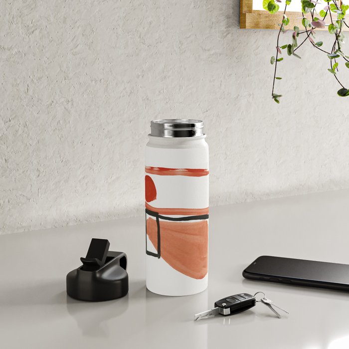 Abstract Face Water Bottle Gallery Image 4