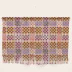 Vibrant Checkered Grid Wall Hanging Gallery Image 1