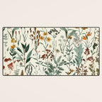 Nostalgic Wildflowers Floral Desk Mat Gallery Image 3