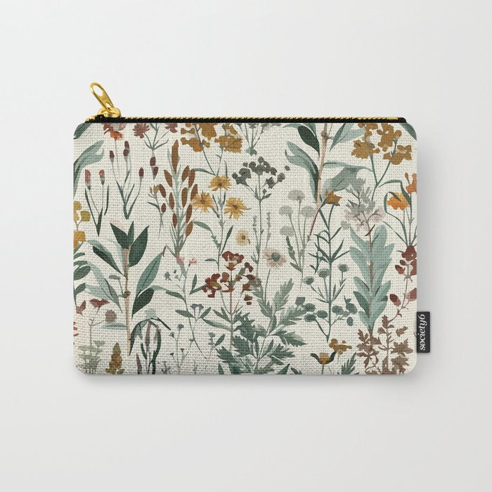 Nostalgic Wildflowers Floral Carry All Pouch Gallery Image 1