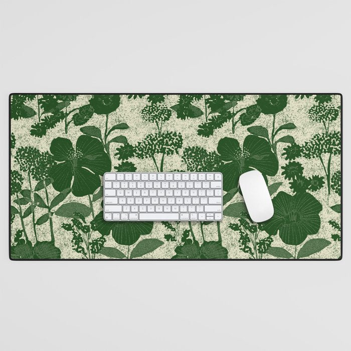 Vintage Grandma's Garden Desk Mat Gallery Image 1