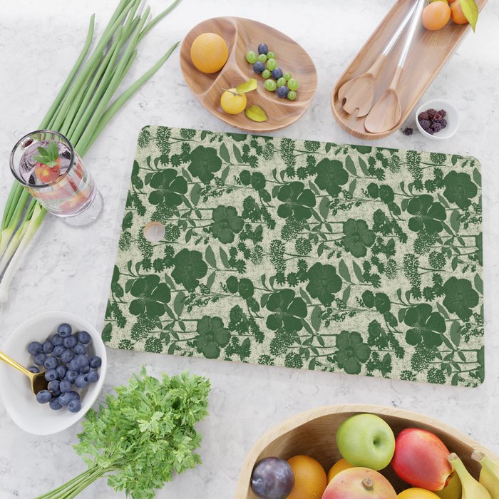Vintage Grandma's Garden Cutting Board Gallery Image 2
