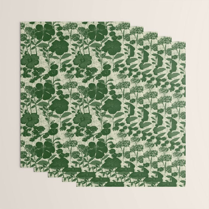 Vintage Grandma's Garden Wrapping Paper Gallery Image 3