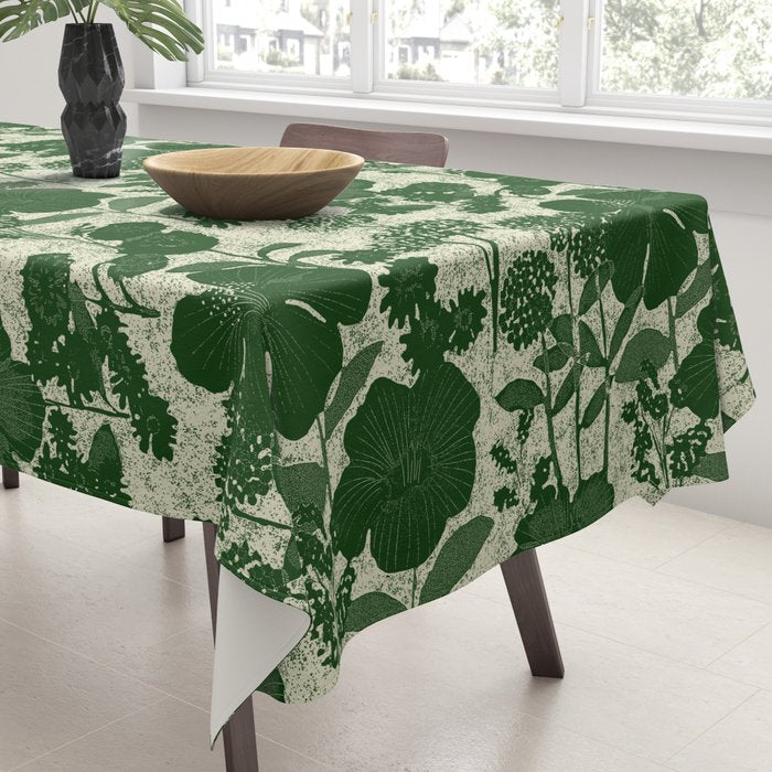 Vintage Grandma's Garden Tablecloth Gallery Image 3