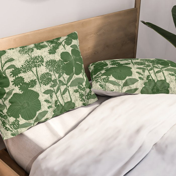 Vintage Grandma's Garden Pillow Sham Gallery Image 2