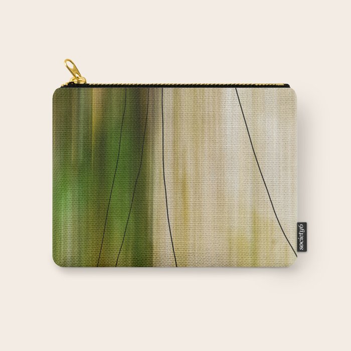 Forest, Water, Lines - abstract nature photograph long explosure Carry All Pouch Gallery Image 1