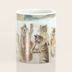 'Carol Singing Cats' Funny Vintage Christmas Louis Wain Coffee Mug Gallery Image 4