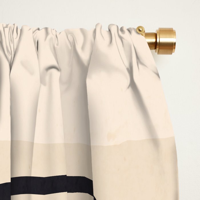 Modern Abstract Minimal Shapes 53 Window Curtain Gallery Image 2