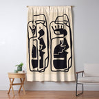 Modern Abstract Minimal Shapes 53 Window Curtain Gallery Image 5