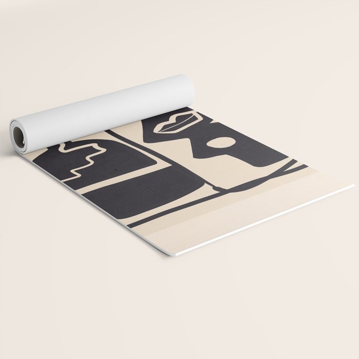 Modern Abstract Minimal Shapes 53 Yoga Mat Gallery Image 2
