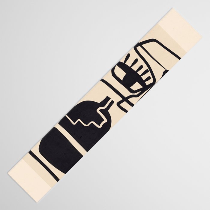 Modern Abstract Minimal Shapes 53 Table Runner Gallery Image 3