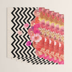 Chevron Flora II Wrapping Paper Gallery Image 3