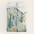 Daffodil Rumors Duvet Cover Gallery Image 6