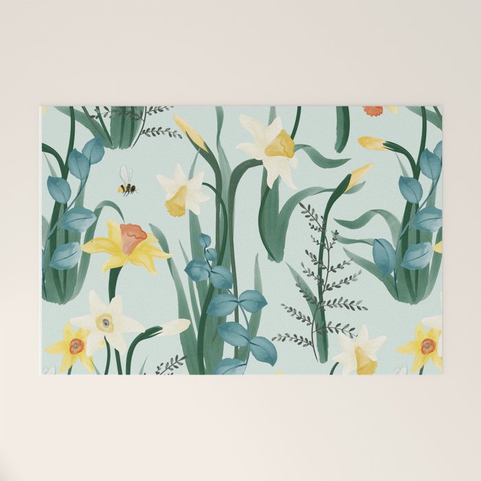 Daffodil Rumors Welcome Mat Gallery Image 1