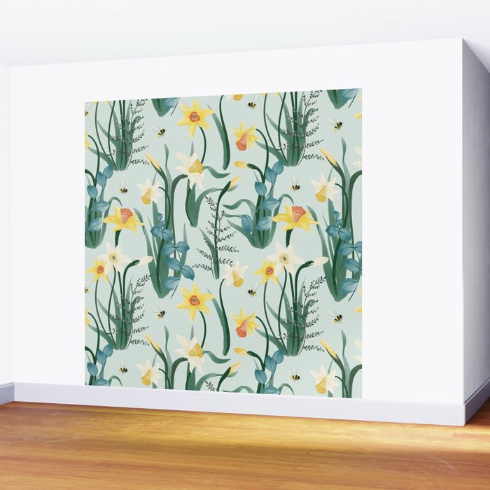 Daffodil Rumors Wall Mural Gallery Image 2
