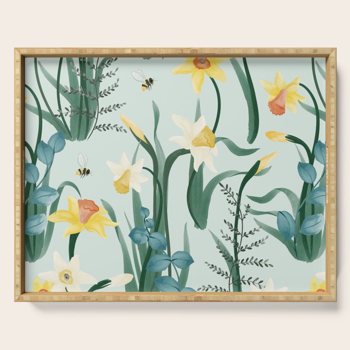 Daffodil Rumors Serving Tray Gallery Image 1