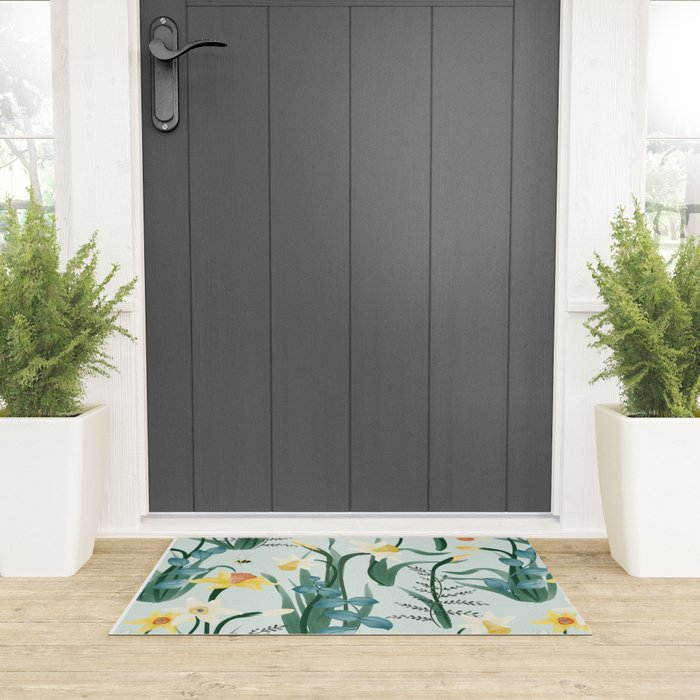Daffodil Rumors Welcome Mat Gallery Image 3