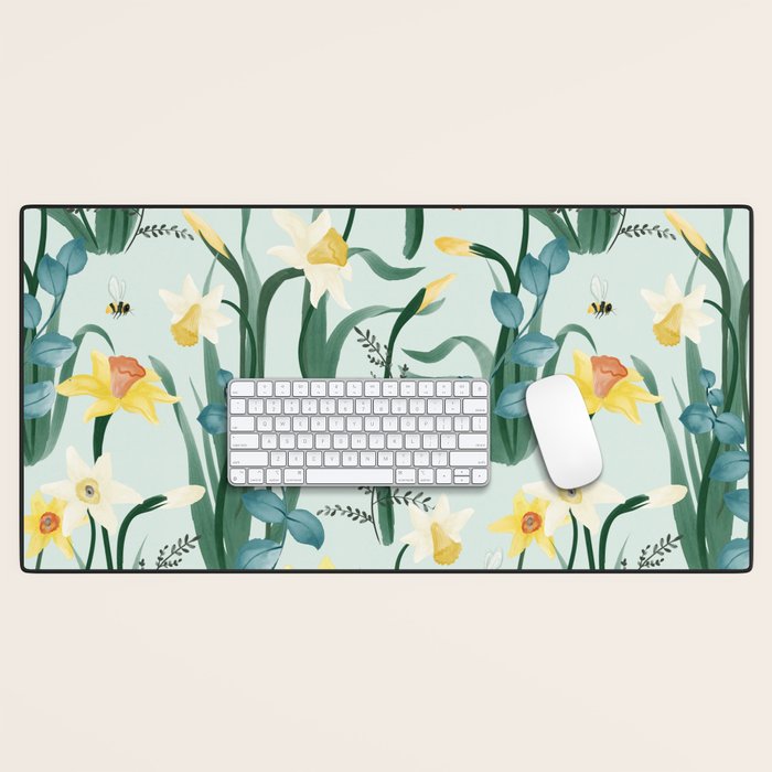 Daffodil Rumors Desk Mat Gallery Image 1