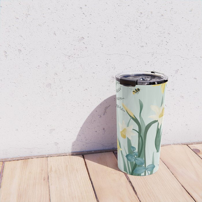 Daffodil Rumors Travel Mug Gallery Image 4