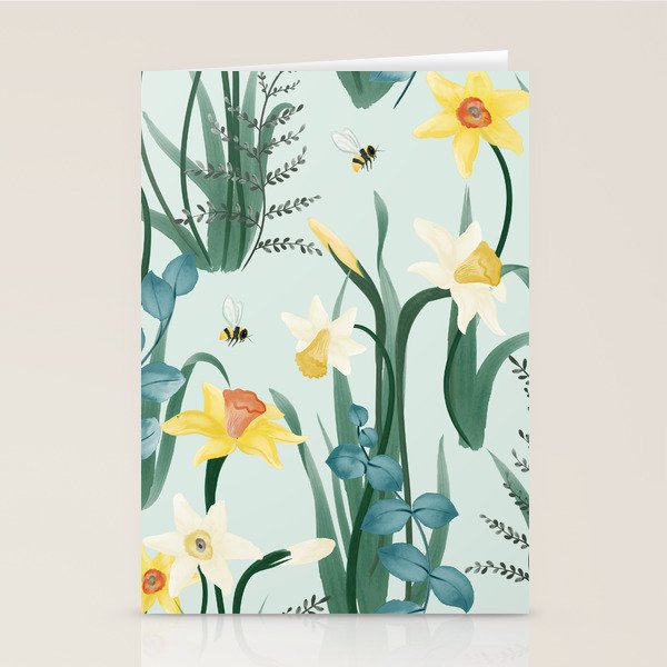Daffodil Rumors Stationery Card