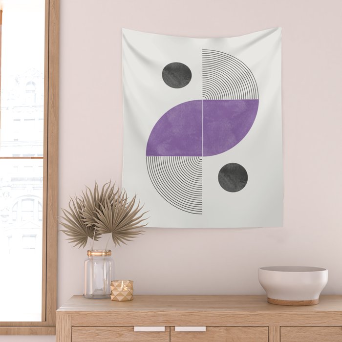 Geometric Shape 03 Wall Tapestry Gallery Image 2