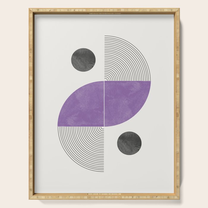 Geometric Shape 03 Serving Tray Gallery Image 1