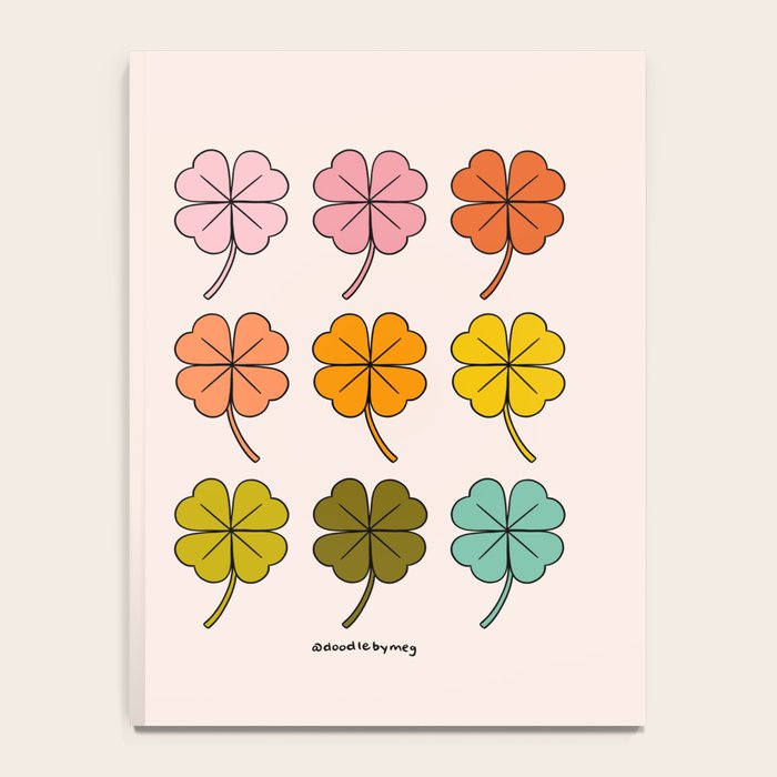 Rainbow Clovers Notebook Gallery Image 4