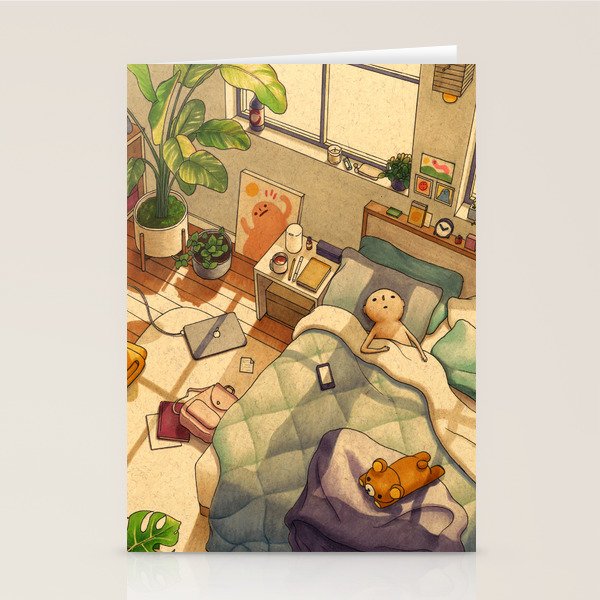 Afternoon Nap Stationery Card Gallery Image 2