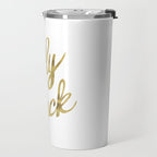 Lady Luck - Gold Ink Travel Mug Gallery Image 2