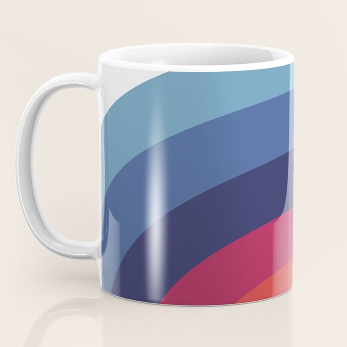 Retro Sunset Wave Vibes Coffee Mug Gallery Image 3