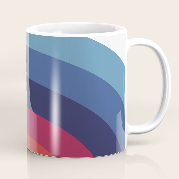 Retro Sunset Wave Vibes Coffee Mug Gallery Image 1