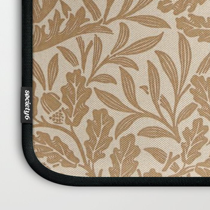 William Morris Acorn Pure Gilver Copper  Laptop Sleeve Gallery Image 3