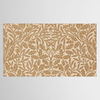 William Morris Acorn Pure Gilver Copper  Tablecloth Gallery Image 2
