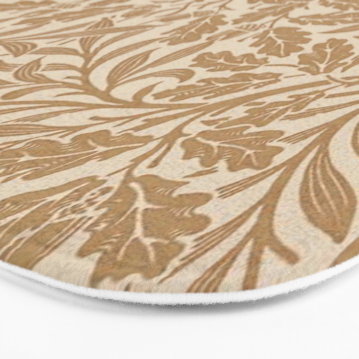 William Morris Acorn Pure Gilver Copper  Bath Mat Gallery Image 3